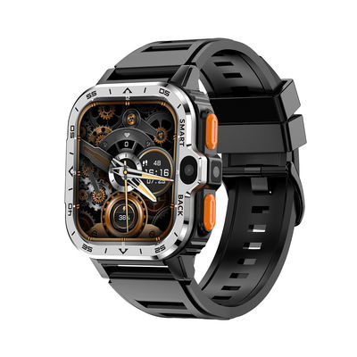Un bon prix. PGDWATCH 4+64GB Argent Android Square Fitness Watch HD à double caméra NFC 4G en ligne