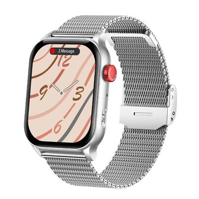 AI Assistant de la voix en forme carrée Smart Watch Surveillance de la santé Smart Watch