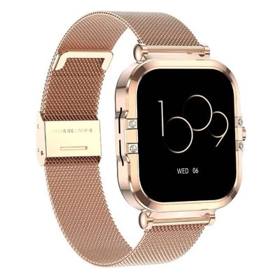 Android 4.4 Smart Watch en forme de carré en forme de rectangle en forme de NFC