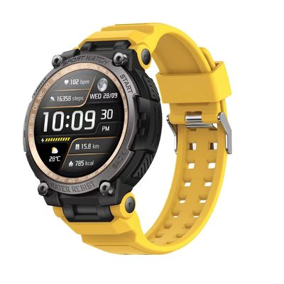 Un bon prix. Bluetooth jaune appelant montre intelligente boussole suivi du sommeil surveillance du rythme cardiaque en ligne