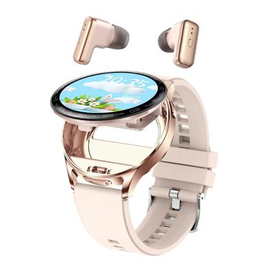 TWS Bluetooth écouteur Smartwatch fréquence cardiaque et pression artérielle Chipset 1.39 