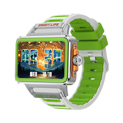 S666 Montres intelligentes de forme carrée Rappel d'image Gestion de la santé Surveillance du sommeil Montres intelligentes