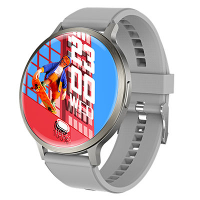 Forme de cercle Affichage AMOLED Smart Watch Capteur de fréquence cardiaque et thème personnalisable