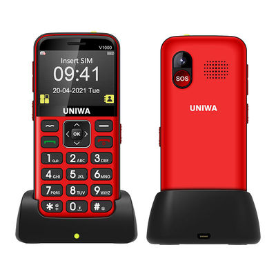 UNIWA V1000 Téléphones portables pour personnes âgées 4G Téléphone portable pour personnes âgées
