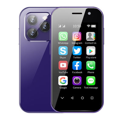 XS14 Pro 4G Mini Smartphone 3+32GB Dual SIM Reconnaissance faciale Mini Téléphone cellulaire Android