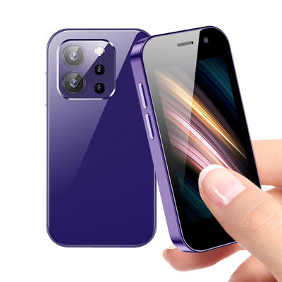 Version UE Petit téléphone Android 4G XS15 PRO 3,0' 2000mAh Léger et durable