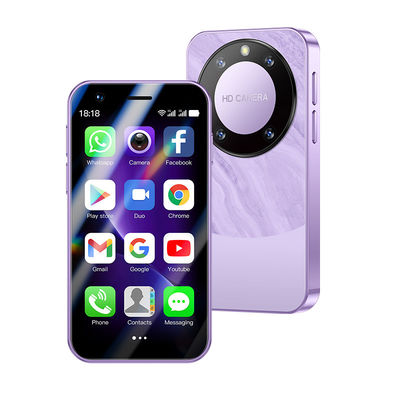 F8 Pro Max Petit téléphone portable 3G 3,0' 1+16GB Android 8,1 Reconnaissance faciale 2000mAh Dual SIM