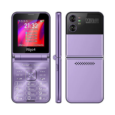 F265 pour personnes âgées 2.55' 4 cartes SIM bouton téléphonique 1400mAh Caméra Bluetooth Radio FM 2G