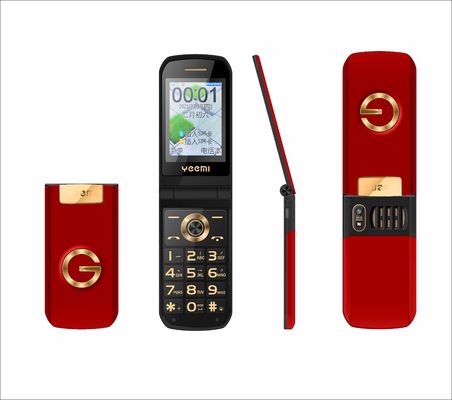 YEEMI G9000 Flip Téléphone mobile 2.6'écran clavier carte SIM double lampe de poche voix magique