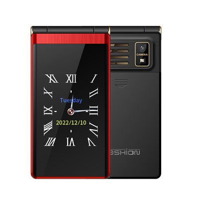 Yeemi M1 GSM 2G 2,8 pouces double écran téléphonie pliable FM Mp3 Mp4 Micro USB