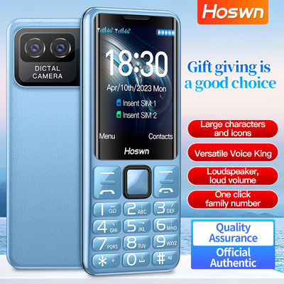 Un bon prix. i79 (H6) 4G Seniors Mini Cellphone 2.4' TFT Écran 32MB RAM Torche à double carte SIM clavier anglais en ligne
