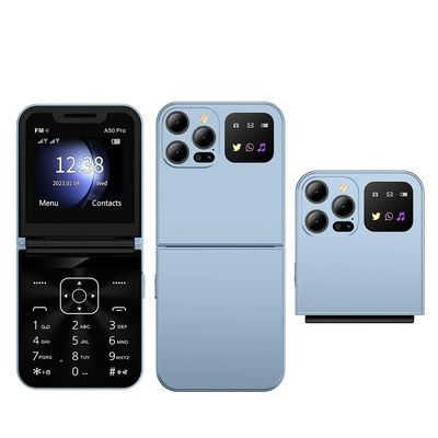 Un bon prix. A50 PRO 2G Fonction de téléphone Flip Design Vitesse numérotation Liste noire lampe de poche LED Connectez-vous en ligne