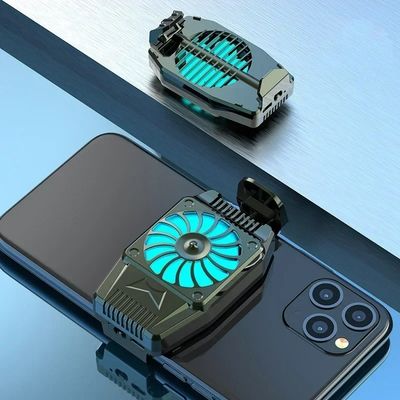 Un bon prix. H15 Téléphone portable Coffret arrière refroidi par air Refroidisseur de jeu Turbo Hurricane Refroidisseur de ventilateur Radiateur avec batterie intégrée en ligne