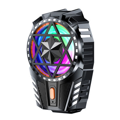 Un bon prix. X112 Ventilateur de refroidissement de téléphone 300mah Rechargeable avec lumière RGB Trois vitesses réglables en ligne