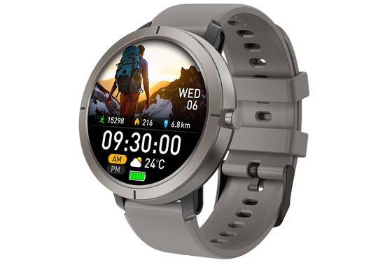 Montre connectée militaire en silicone liquide avec bracelets, appels Bluetooth, étanchéité 5 ATM, GPS et boussole GNSS double bande intégrés