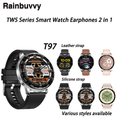 Un bon prix. T97 TWS 2 en 1 Écouteurs Bluetooth HIFI 9D Qualité du son Montre de surveillance de l'exercice en ligne