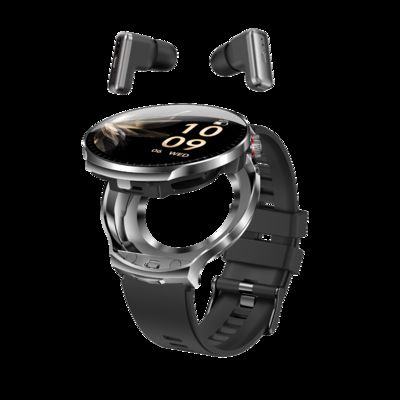 Un bon prix. T100 Hommes TWS 2 en 1 Appel Bluetooth sans fil Casque Cardio Fréquence Sport Musique Écouteurs Montre Intelligente en ligne