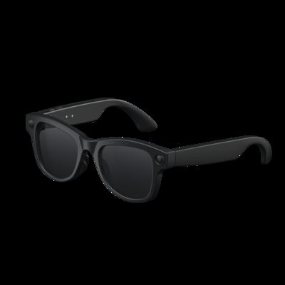 Un bon prix. Les lunettes intelligentes d'IA combinent l'analyse en temps réel de la réalité augmentée et l'interaction vocale en ligne