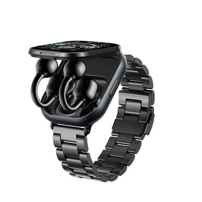 TWS 2 en 1 sans fil Bluetooth appel D12 lecture de musique Sport Fitness Tracker écouteurs Smartwatch