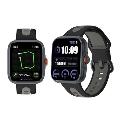 Un bon prix. Montre connectée de sport GPS avec écran AMOLED HD, mode multi-sports, fréquence cardiaque, écran lumineux en ligne