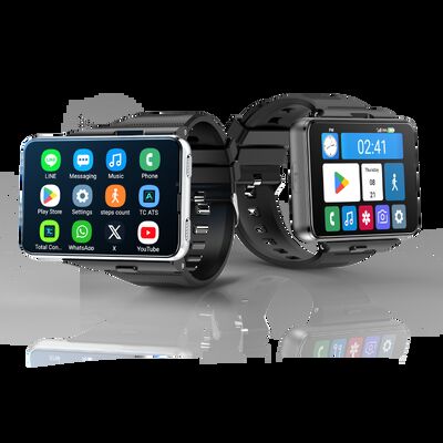 Un bon prix. Montres intelligentes 4G avec Bluetooth 50 GPS Plus Go détecteur de fréquence cardiaque et sangle en silicone en ligne