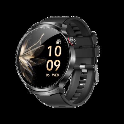 T100 Hommes TWS 2 en 1 Appel Bluetooth sans fil Casque Cardio Fréquence Sport Musique Écouteurs Montre Intelligente
