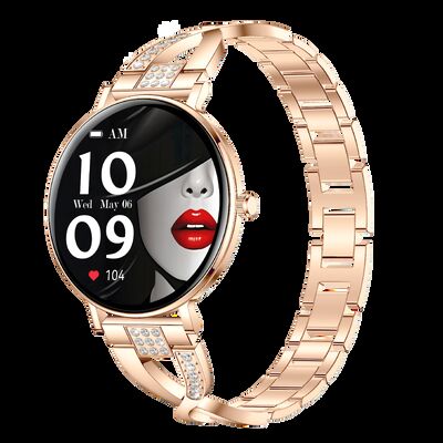 Un bon prix. Montre connectée saine avec bouton physique, haut-parleur et moteur pour alertes vibrantes en ligne