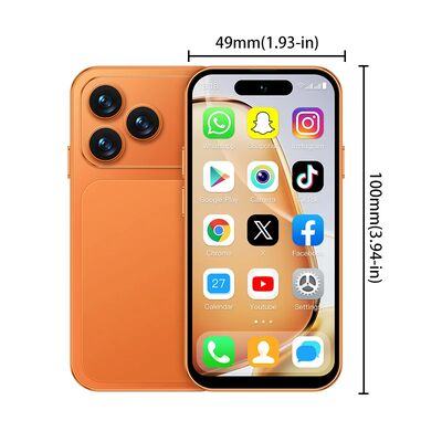 2026 nouveau Orange A18 Pro 4,0 pouces Android 12.0 2000mAh 4G double carte SIM smartphone