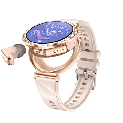 Un bon prix. 2 en 1 casque TWS Smart Watch 1,43 pouces écouteurs musique sport fitness fréquence cardiaque suivi de santé en ligne
