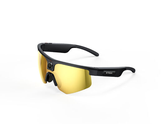 1200P enregistrement vidéo WiFi transmission synchronization OIS+EIS stabilisation AI smart glasses