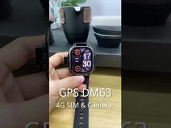 DM63 Assistants vocaux 4G LTE Smart Watch 2.13' HD Surveillance de l'activité de l'écran
