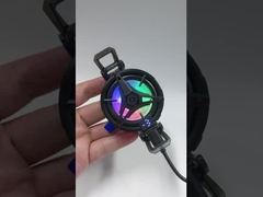 TL07 Refroidisseur de téléphone magnétique 5V/3A pour PUBG Mobile - Ventilateur de refroidissement à semi-conducteurs avec affichage numérique de la température