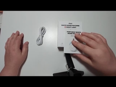 La machine à verrouiller les enfants bruit blanc avec une lumière nocturne de cinq couleurs 30 sons apaisants fonction de chronomètre