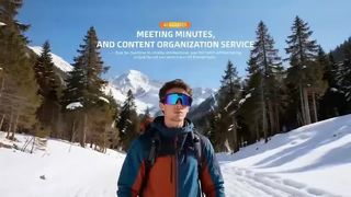 Lunettes intelligentes AI Caméra Traducteur Musique
