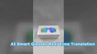 X01 AI ChatGPT Assistant, commande vocale, caméra de traduction en temps réel, lunettes de soleil, lunettes intelligentes AI