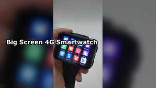 Smartwatch 4G AMOLED déverrouillage du visage sur grand écran
