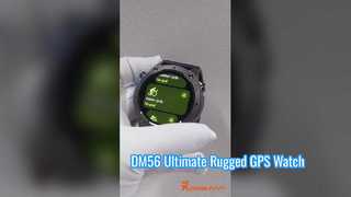 Nouveau DM56 GPS montre intelligente 1.43 ''HD AMOLED affichage Multi GNSS boussole, baromètre et altimètre 5