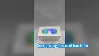 Q01 Sports de plein air lunettes de cyclisme Pixel 6 axes EIS Anti-secouement Smart AI traduction lunettes Support