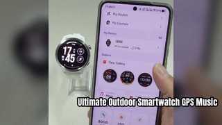 Montre intelligente extérieure S888 | Écran AMOLED haute luminosité de 1,43 pouces, double mode